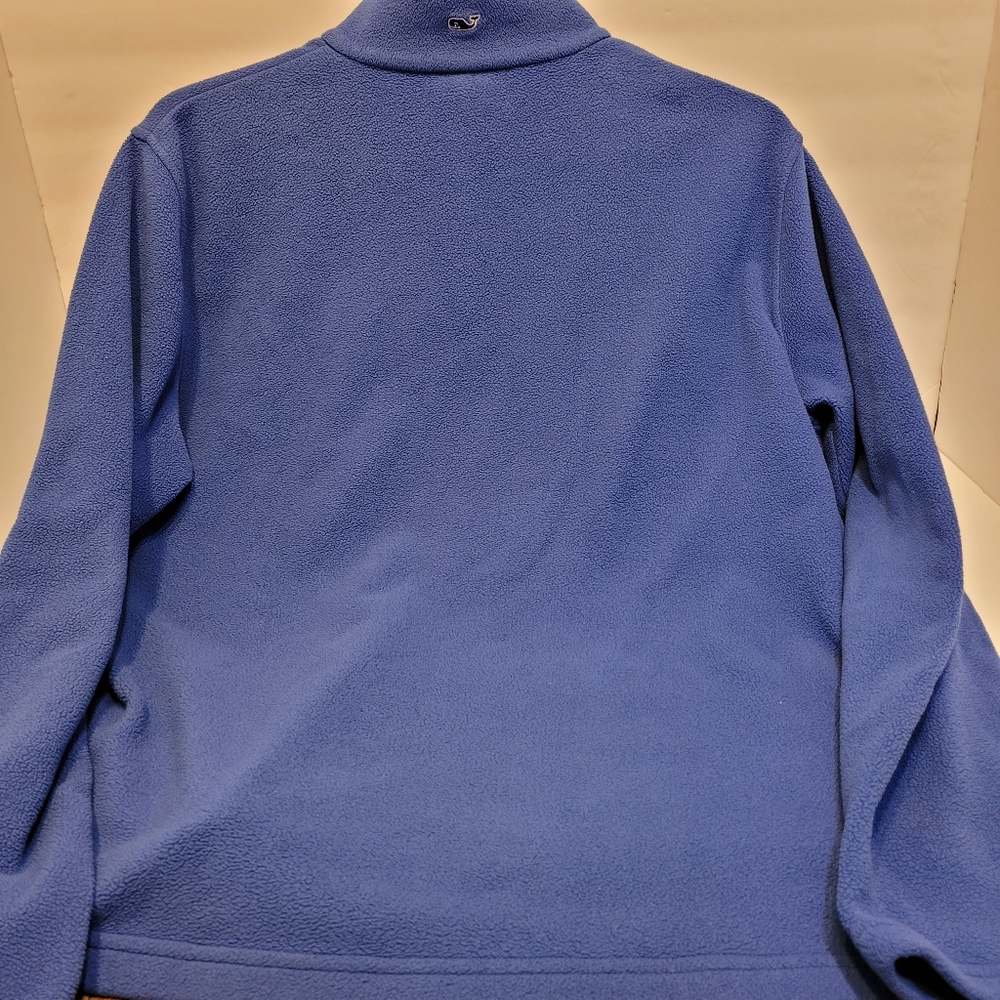 Vineyard Vines Blue‎ 1/4 Zip Fleece Top, Size M - Picture 2 of 8